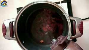 Add cold water to brewed boiling water