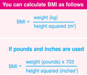 Bmi formula