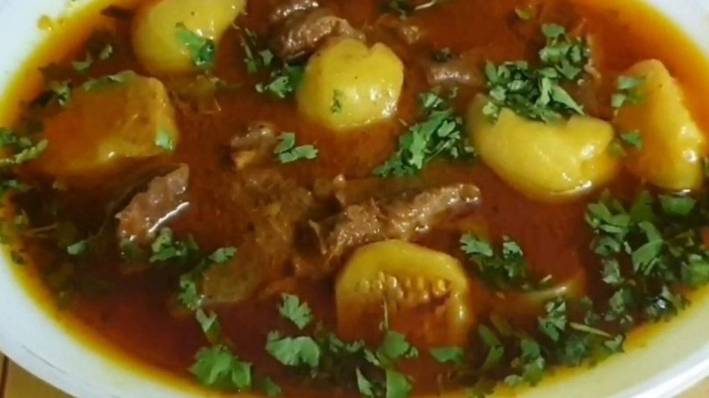 Tinday Recipes with mutton currry