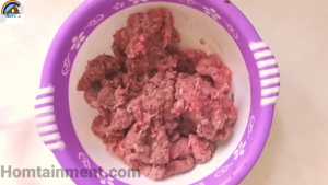 Dry Ground beef for nargisi koftey