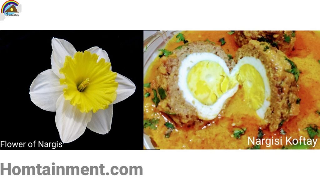 why egg koftas are called nargisi kofta?