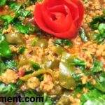 Mince with capsicum